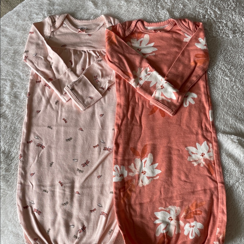 Carter's Pink and Coral Kids Sleep Sacks